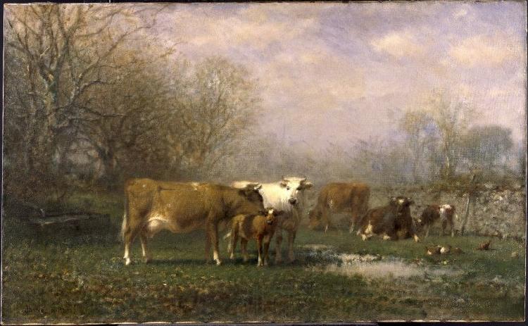 James McDougal Hart Midsummer France oil painting art